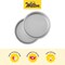 2-Piece 9 x 2 Inch Round Cake Baking Pan Set, Even Heating Aluminum Bakeware for Tiered & Layered Cakes, Made without PFAS, Packaging May Vary